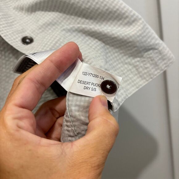 Royal Robbins Desert Pucker Dry Short Sleeve Button Up Shirt - Picture 6 of 9